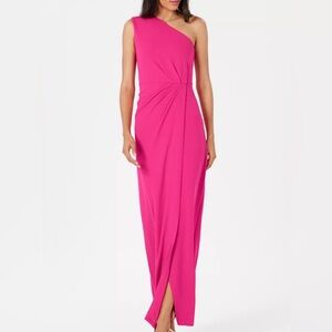 Calvin Klein One Shoulder Pink Dress